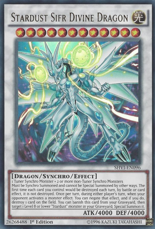 Stardust Sifr Divine Dragon [SHVI-EN096] Ultra Rare | The CG Realm