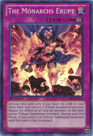 The Monarchs Erupt [PRIO-EN076] Super Rare | The CG Realm