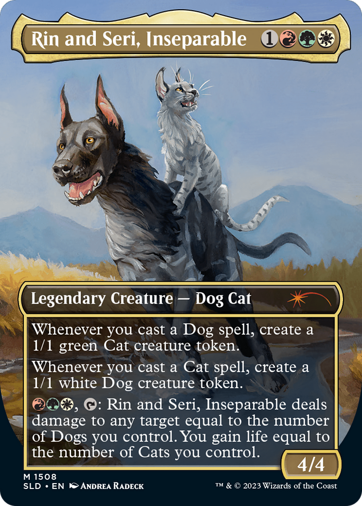 Rin and Seri, Inseparable (1508) // Rin and Seri, Inseparable [Secret Lair Commander Deck: Raining Cats and Dogs] | The CG Realm