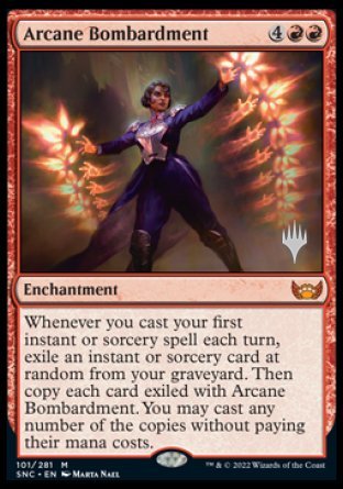 Arcane Bombardment (Promo Pack) [Streets of New Capenna Promos] | The CG Realm