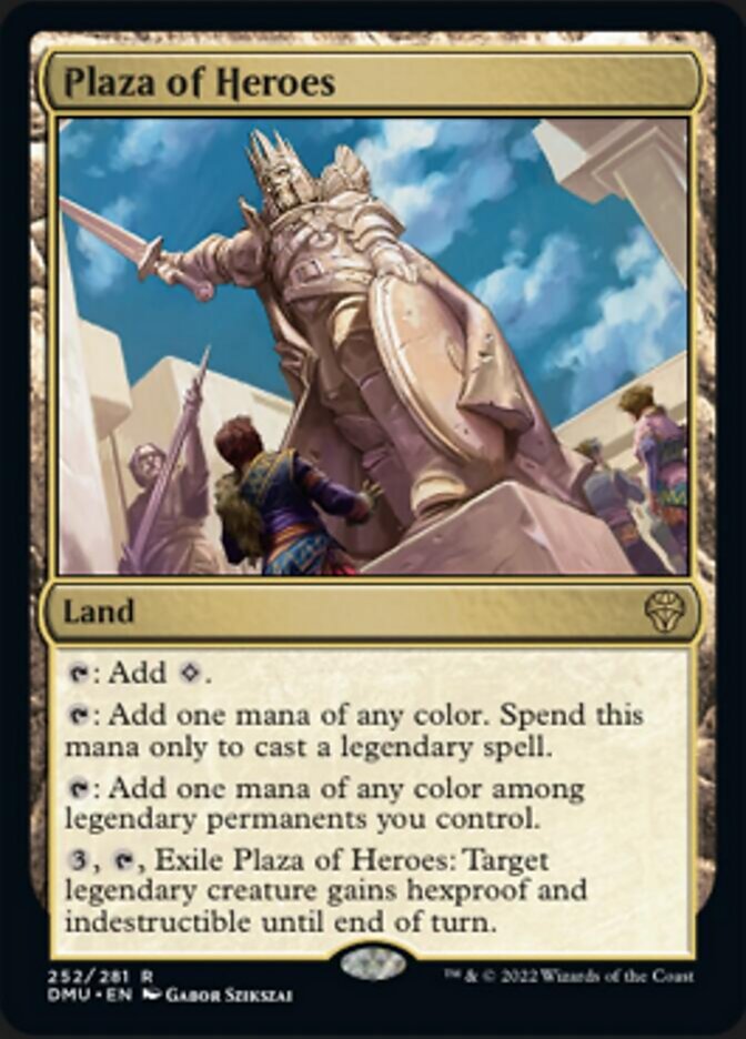 Plaza of Heroes [Dominaria United] | The CG Realm