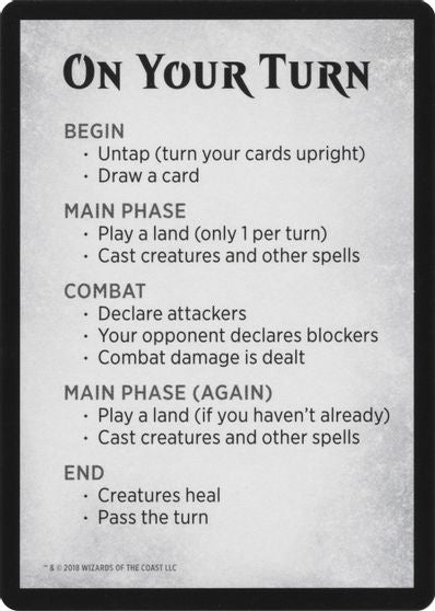 Rules Card [War of the Spark Tokens] | The CG Realm