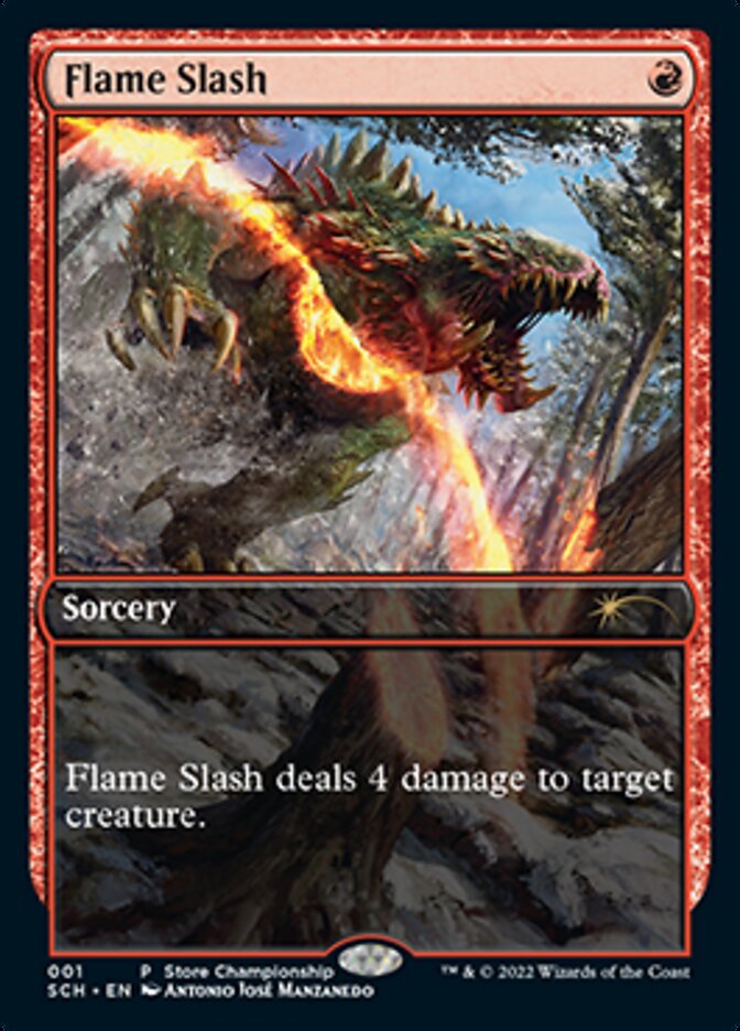 Flame Slash (Extended Art) [Store Championships 2022] | The CG Realm