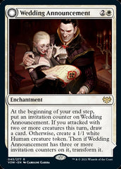 Wedding Announcement // Wedding Festivity [Innistrad: Crimson Vow] | The CG Realm