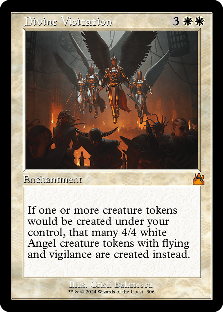 Divine Visitation (Retro Frame) [Ravnica Remastered] | The CG Realm