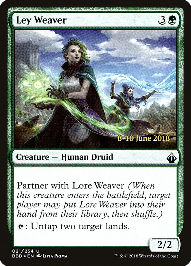 Ley Weaver [Battlebond Prerelease Promos] | The CG Realm