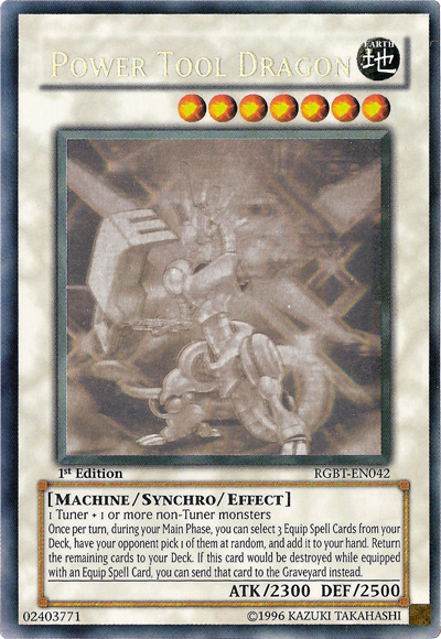 Power Tool Dragon [RGBT-EN042] Ghost Rare | The CG Realm