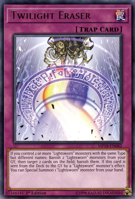 Twilight Eraser [MP18-EN082] Rare | The CG Realm