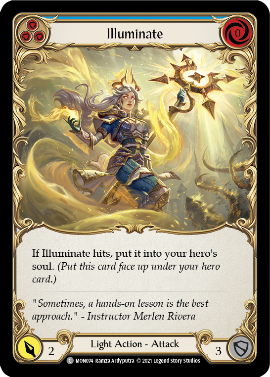 Illuminate (Blue) [MON074] (Monarch)  1st Edition Normal | The CG Realm