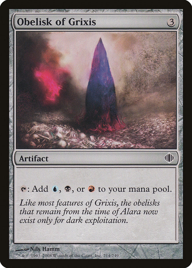 Obelisk of Grixis [Shards of Alara] | The CG Realm