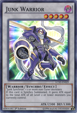 Junk Warrior [LC5D-EN029] Super Rare | The CG Realm