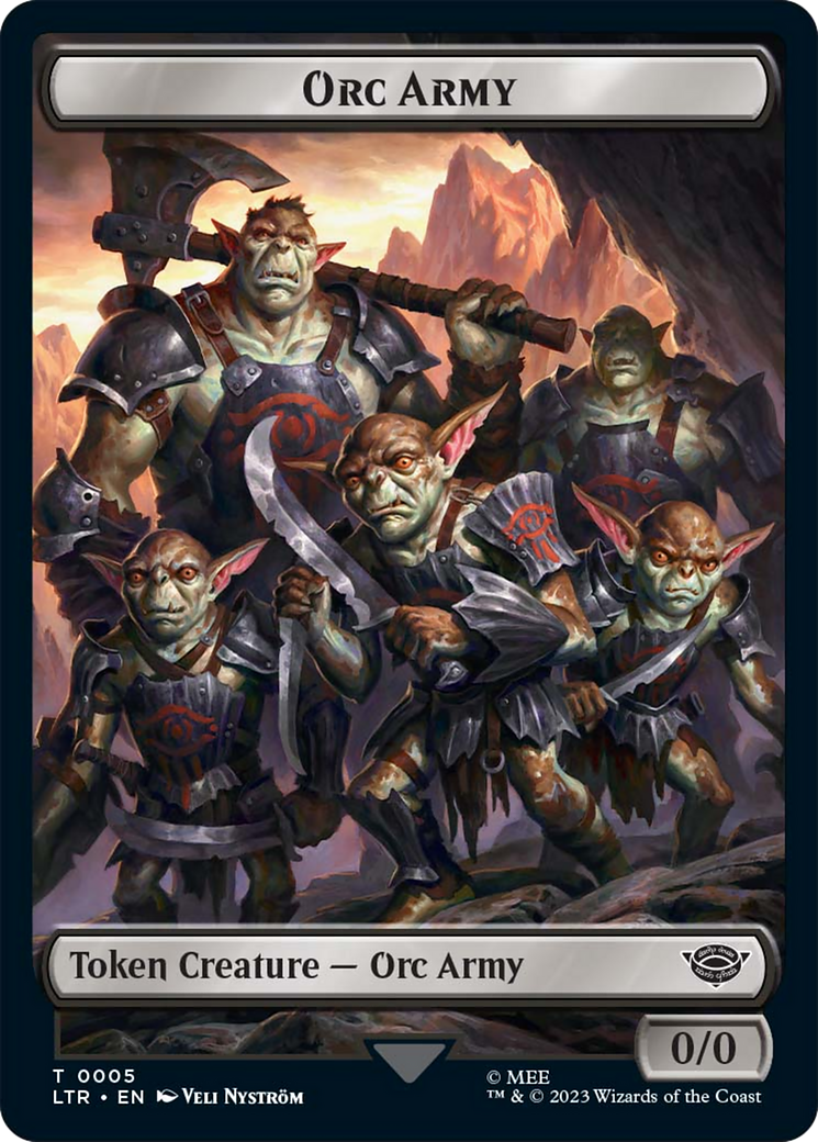 Food (11) // Orc Army (05) Double-Sided Token [The Lord of the Rings: Tales of Middle-Earth Tokens] | The CG Realm