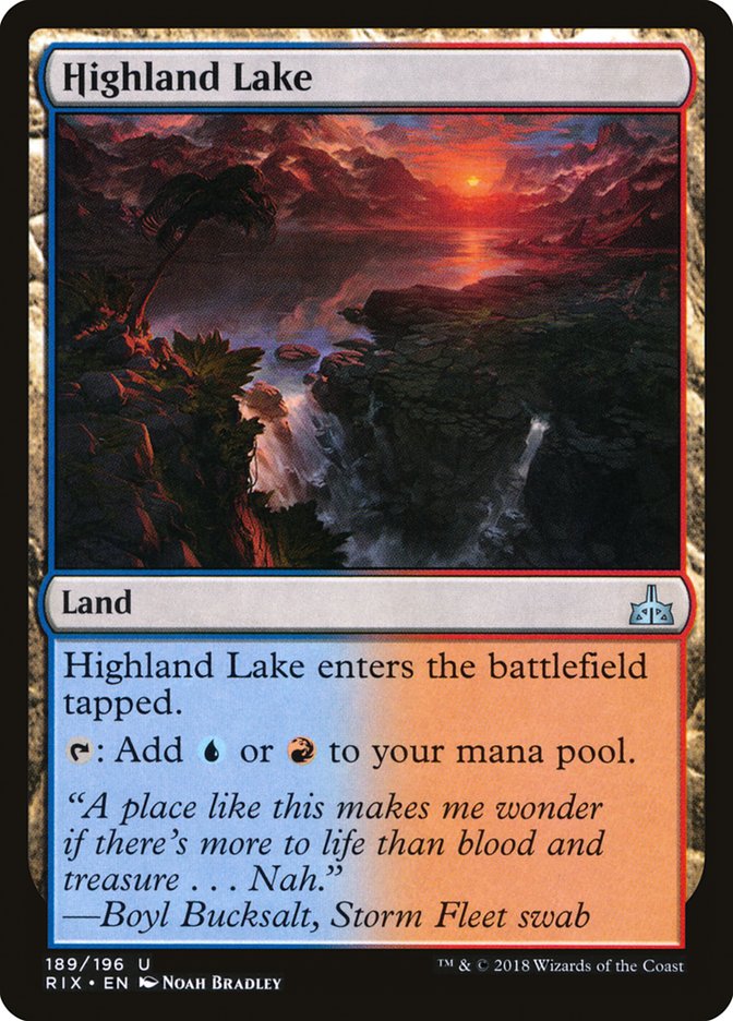 Highland Lake [Rivals of Ixalan] | The CG Realm