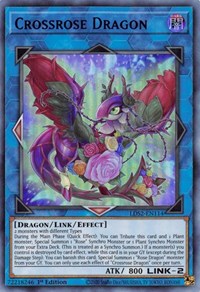 Crossrose Dragon (Blue) [LDS2-EN114] Ultra Rare | The CG Realm