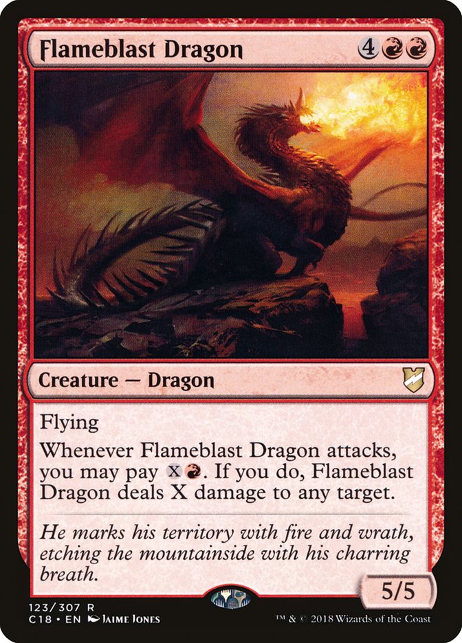 Flameblast Dragon [Commander 2018] | The CG Realm