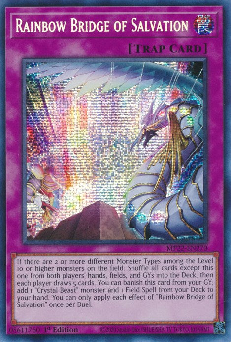 Rainbow Bridge of Salvation [MP22-EN270] Prismatic Secret Rare | The CG Realm