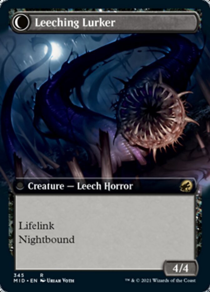 Curse of Leeches // Leeching Lurker (Extended Art) [Innistrad: Midnight Hunt] | The CG Realm