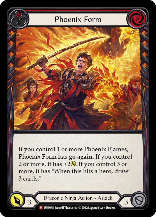 Phoenix Form [UPR048] (Uprising)  Rainbow Foil | The CG Realm