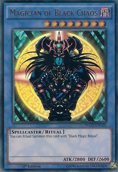 Magician of Black Chaos [YGLD-ENC01] Ultra Rare | The CG Realm