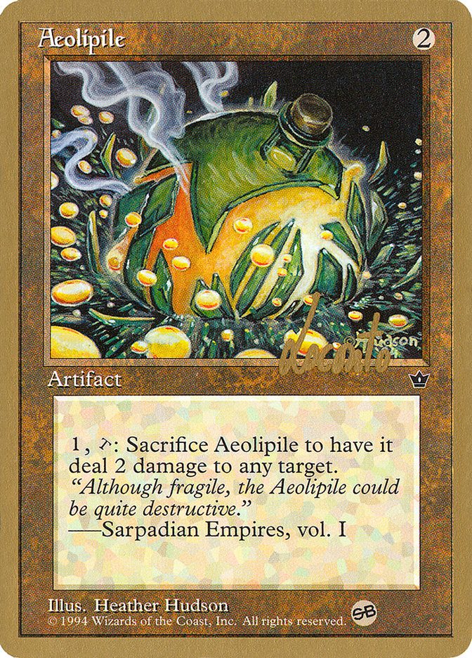 Aeolipile (Michael Loconto) (SB) [Pro Tour Collector Set] | The CG Realm