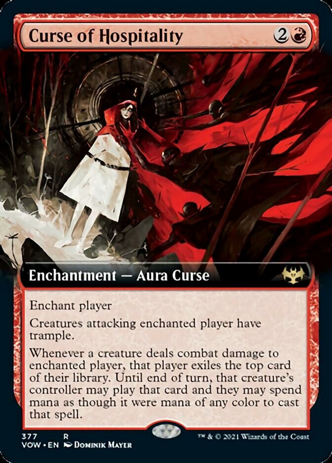 Curse of Hospitality (Extended Art) [Innistrad: Crimson Vow] | The CG Realm