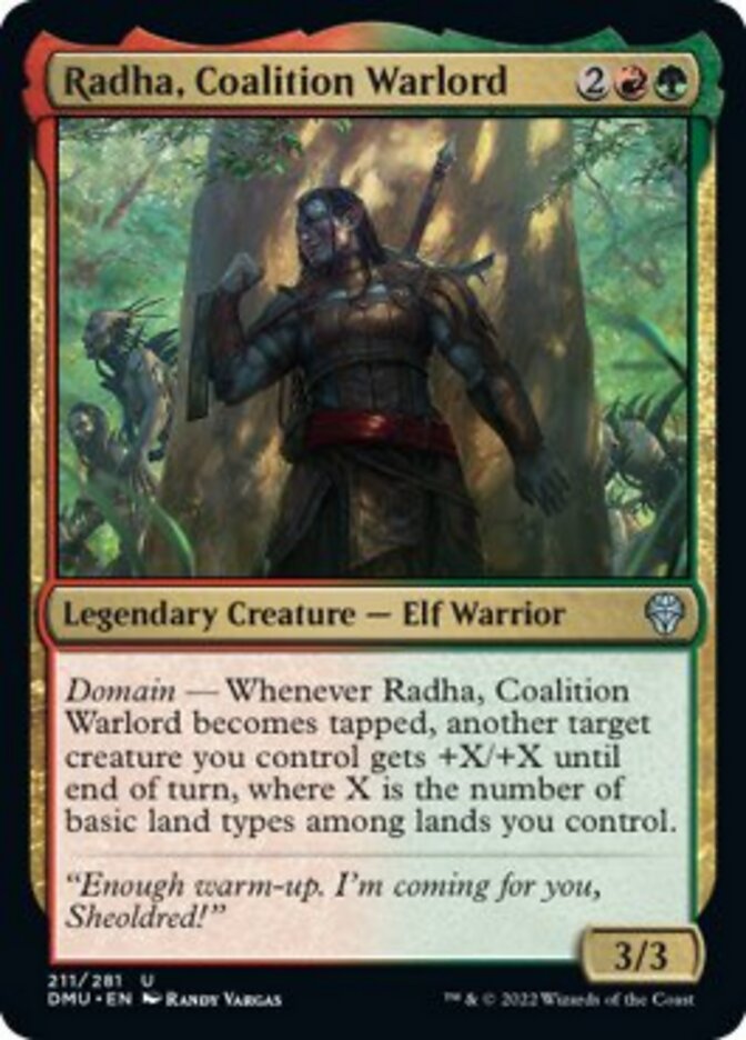 Radha, Coalition Warlord [Dominaria United] | The CG Realm