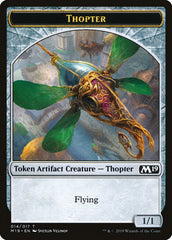 Knight // Thopter Double-Sided Token (Game Night) [Core Set 2019 Tokens] | The CG Realm