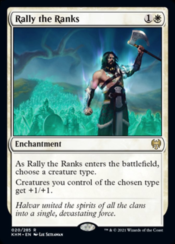 Rally the Ranks [Kaldheim] | The CG Realm