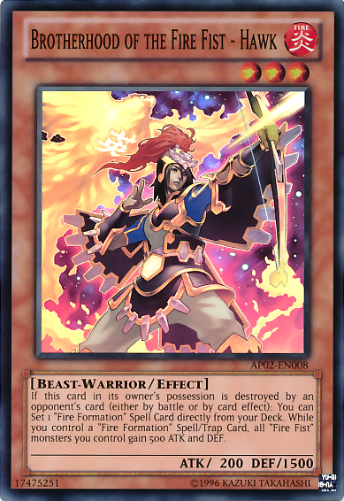 Brotherhood of the Fire Fist - Hawk [AP02-EN008] Super Rare | The CG Realm