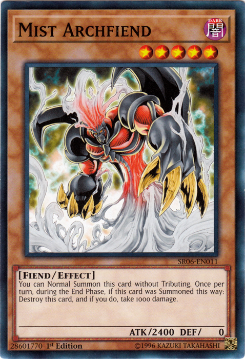 Mist Archfiend [SR06-EN011] Common | The CG Realm