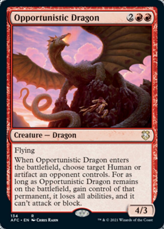 Opportunistic Dragon [Dungeons & Dragons: Adventures in the Forgotten Realms Commander] | The CG Realm