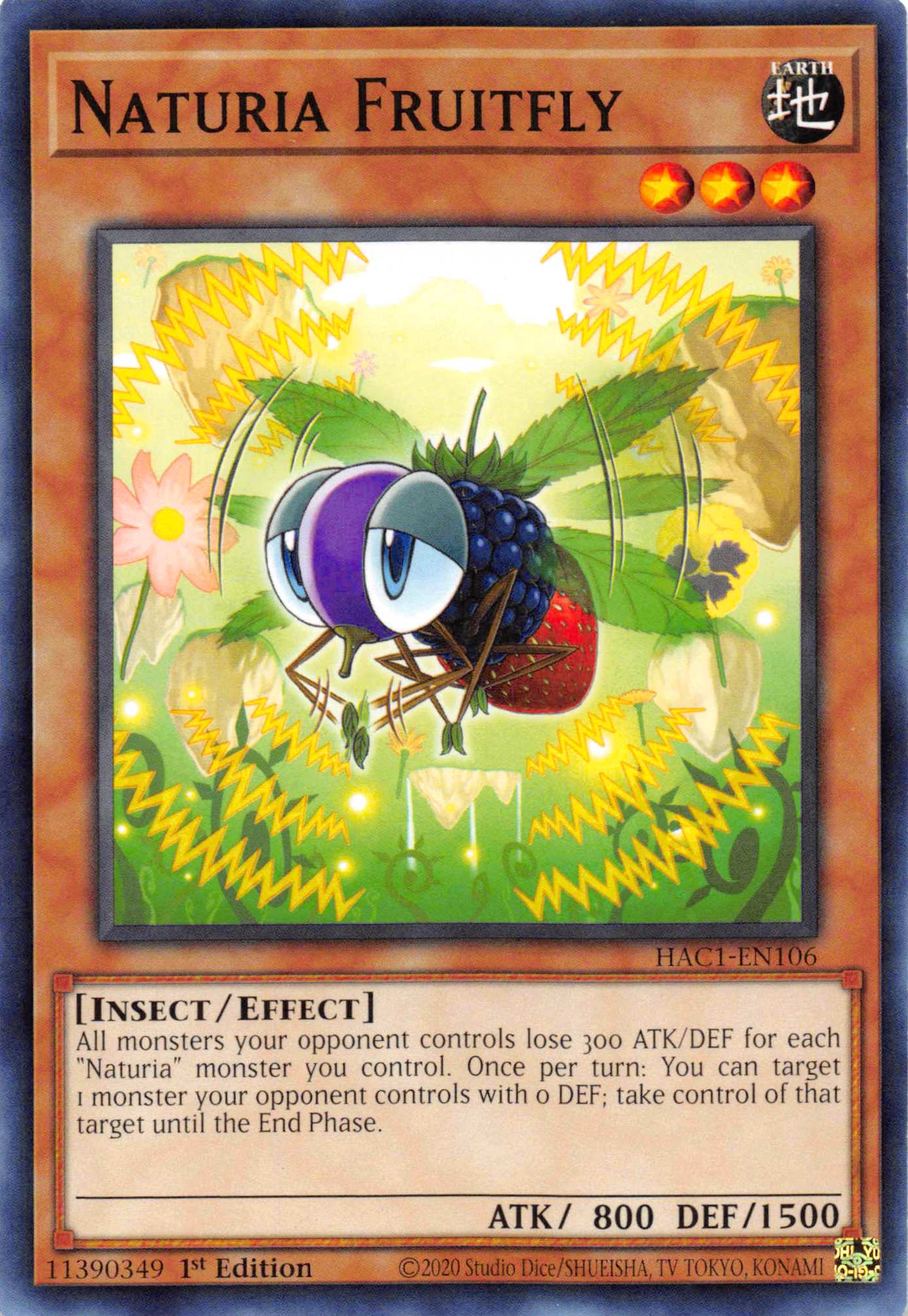 Naturia Fruitfly [HAC1-EN106] Common | The CG Realm