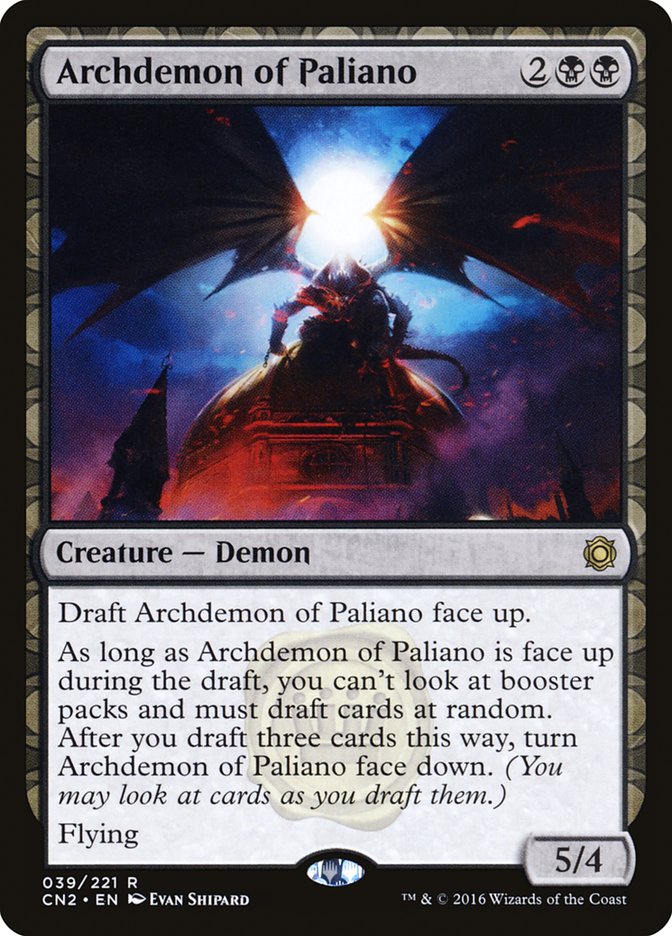 Archdemon of Paliano [Conspiracy: Take the Crown] | The CG Realm