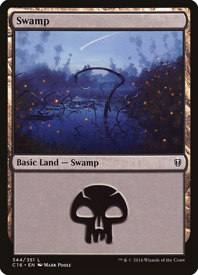 Swamp (344) [Commander 2016] | The CG Realm