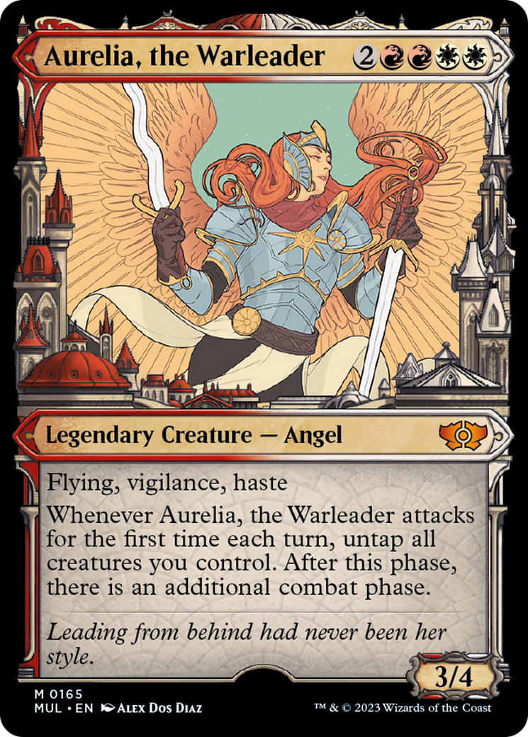 Aurelia, the Warleader (Halo Foil) [Multiverse Legends] | The CG Realm