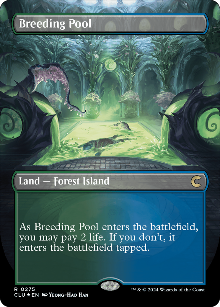 Breeding Pool (Borderless) [Ravnica: Clue Edition] | The CG Realm