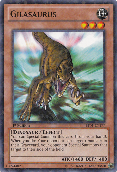 Gilasaurus [BP01-EN177] Starfoil Rare | The CG Realm