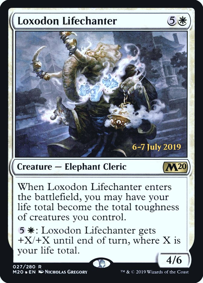 Loxodon Lifechanter [Core Set 2020 Prerelease Promos] | The CG Realm