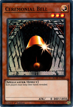 Ceremonial Bell [AC18-EN001] Super Rare | The CG Realm