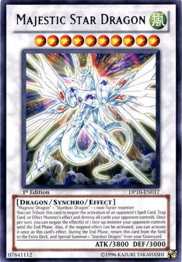 Majestic Star Dragon [DP10-EN017] Rare | The CG Realm