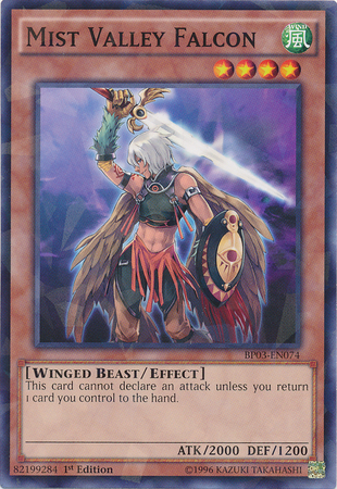 Mist Valley Falcon [BP03-EN074] Shatterfoil Rare | The CG Realm