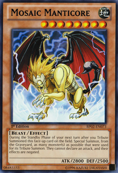 Mosaic Manticore [BP02-EN073] Rare | The CG Realm