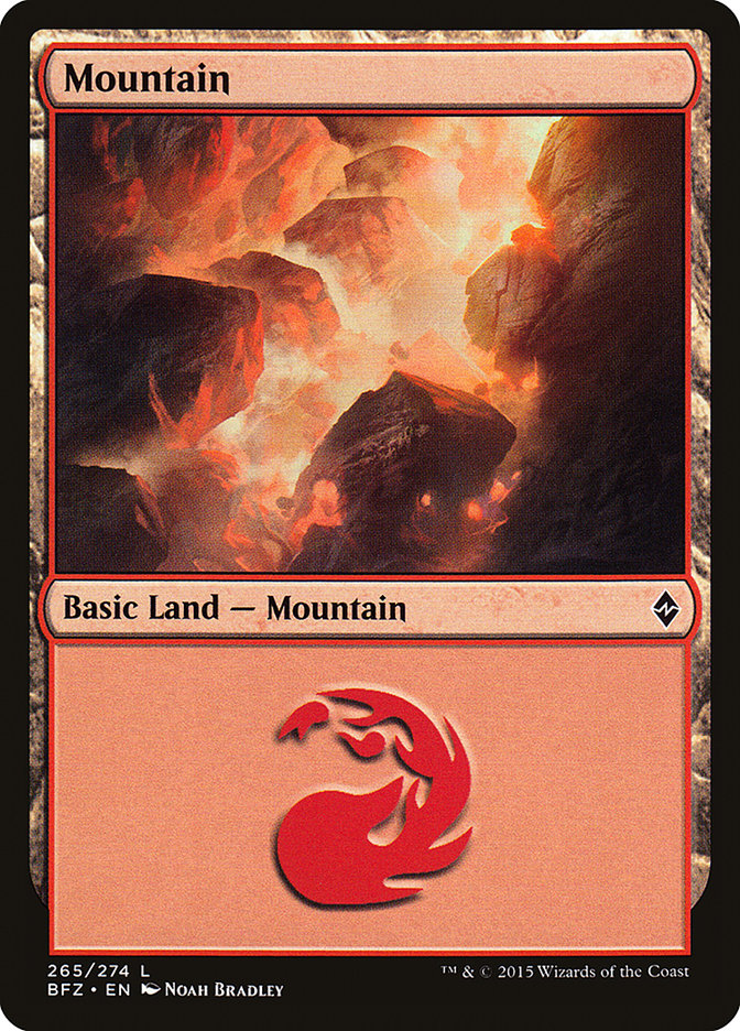 Mountain (265) [Battle for Zendikar] | The CG Realm