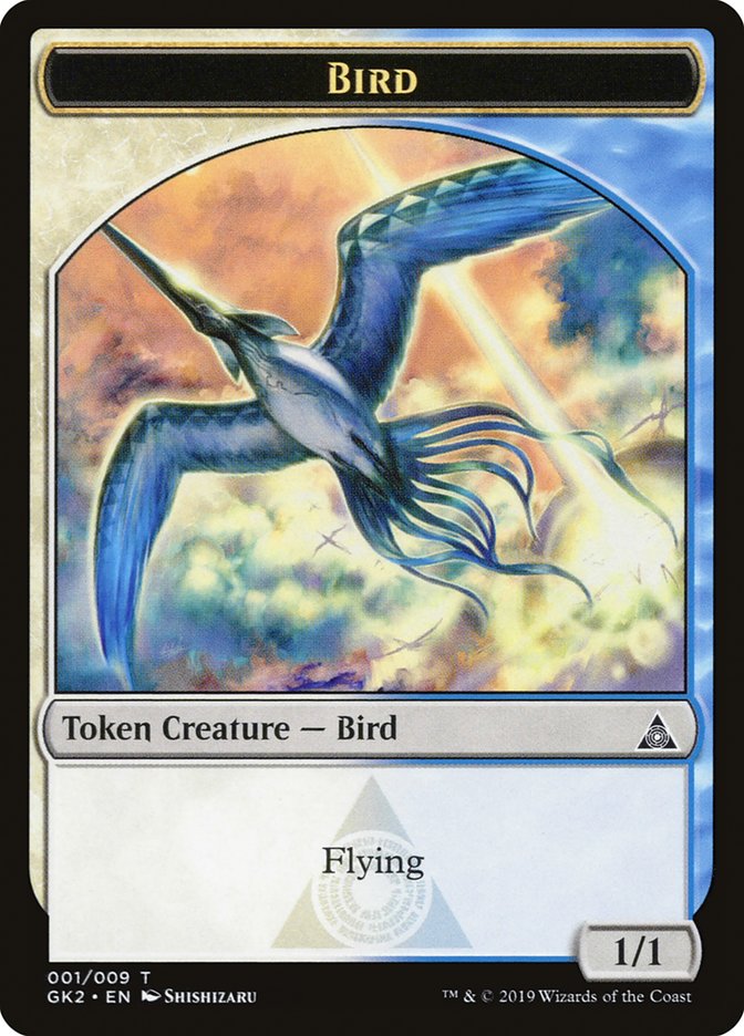 Bird // Sphinx Double-Sided Token [Ravnica Allegiance Guild Kit Tokens] | The CG Realm