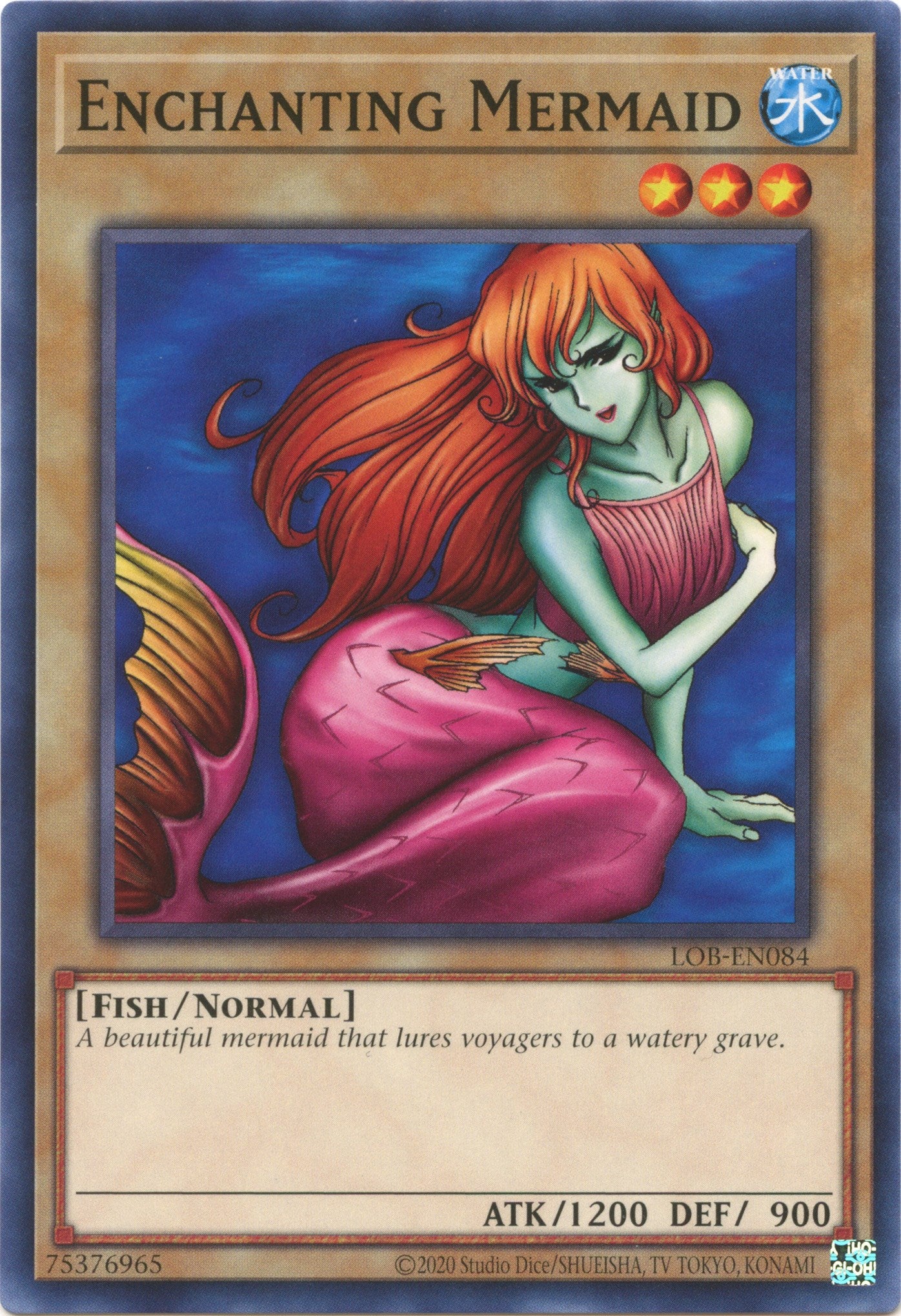 Enchanting Mermaid (25th Anniversary) [LOB-EN084] Common | The CG Realm