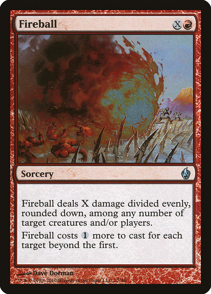 Fireball [Premium Deck Series: Fire and Lightning] | The CG Realm