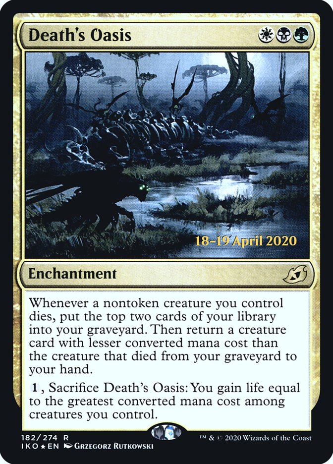 Death's Oasis [Ikoria: Lair of Behemoths Prerelease Promos] | The CG Realm