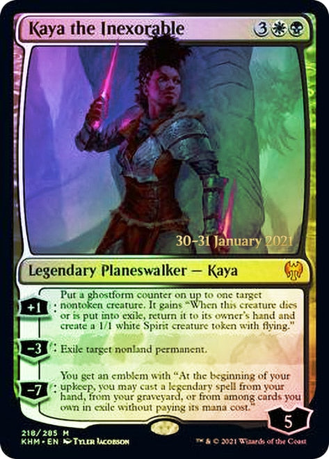 Kaya the Inexorable [Kaldheim Prerelease Promos] | The CG Realm