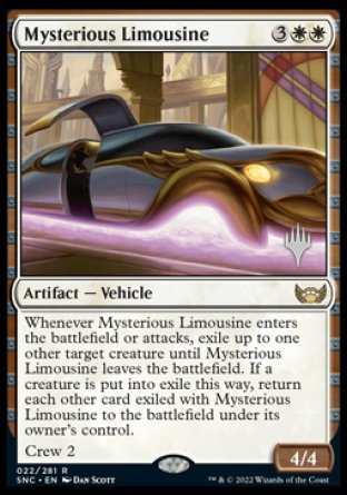 Mysterious Limousine (Promo Pack) [Streets of New Capenna Promos] | The CG Realm