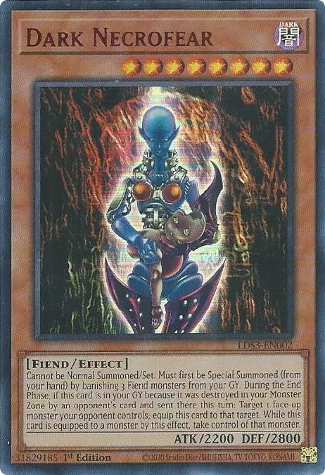 Dark Necrofear (Red) [LDS3-EN002] Ultra Rare | The CG Realm